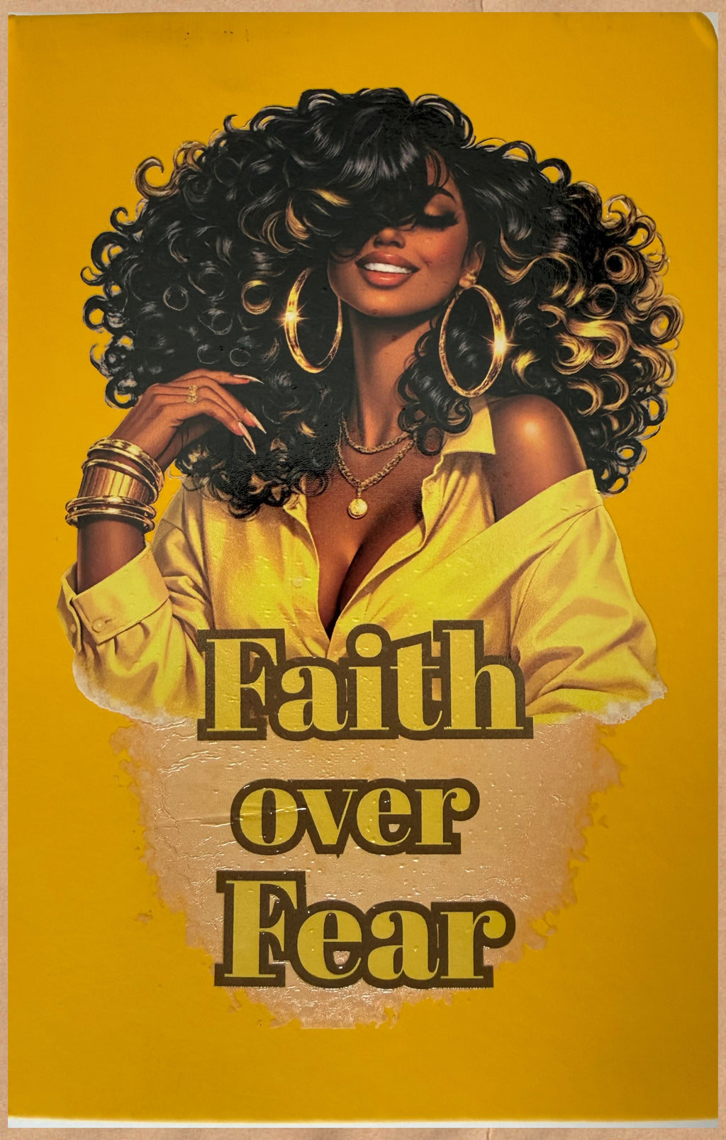 Faith Over Fear Journal – Inspirational A5 Lined Notebook for Women (200 Pages)